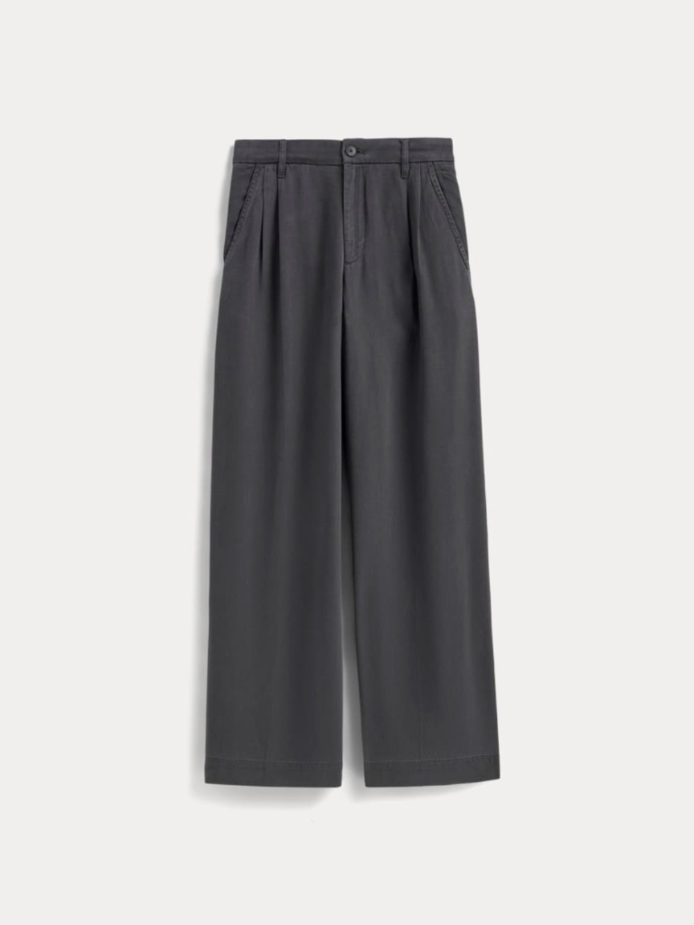 Everlane Women's Trouser in Buttersoft in Graphite, Size 12